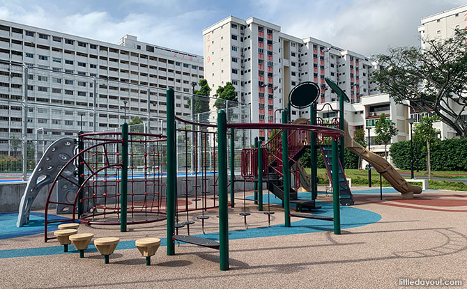Obstacle Course playground at Family Park Yishun
