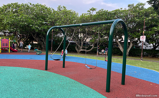 Swings at the Bangsawan Park playground