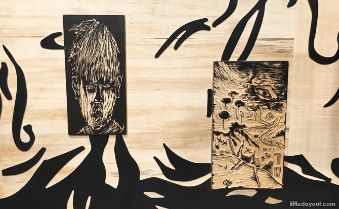 Woodcuttings, Being Yourself by Chng Seok Tin