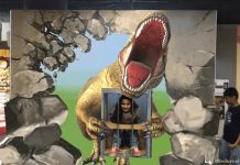 Trick Eye Museum Singapore: 5 Augmented Reality Installations That’ll Make You Do a Double-Take AR Dinosaur at Trick Eye Museum Singapore