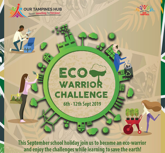 Eco-Warrior Challenge at Our Tampines Hub