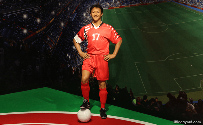 Fandi Ahmad Wax Statue at Madame Tussauds Singapore