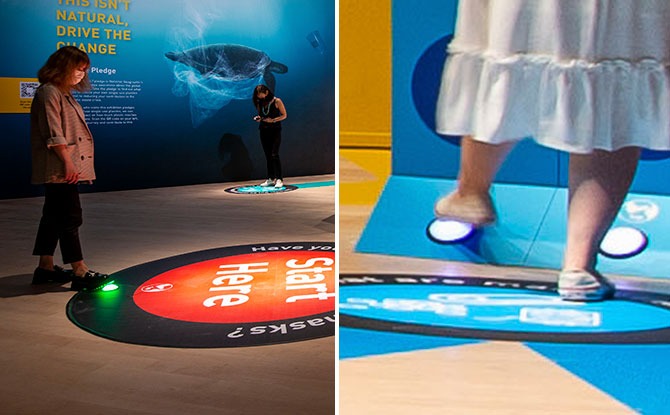 ArtScience Museum’s Latest Exhibition Has An Interactive Space Where You Use Your Feet