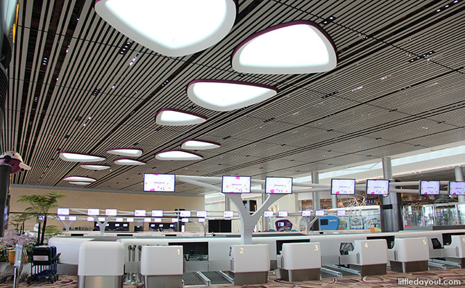 Spot the Petal Motif on the Ceiling at T4