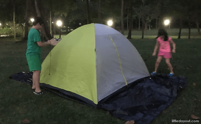 Pitching the Tent