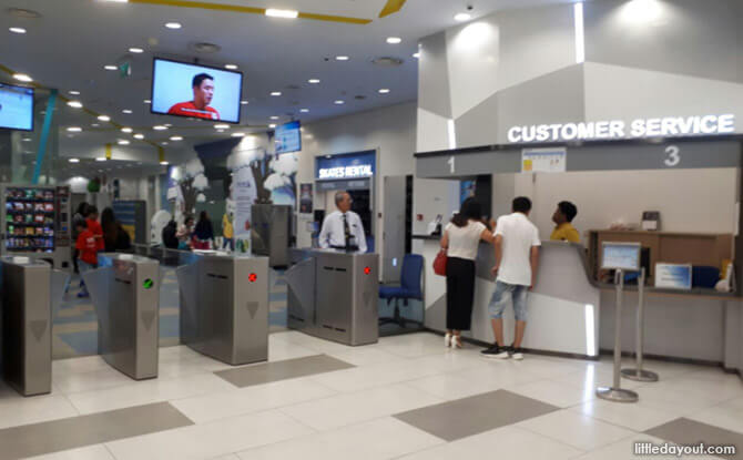 Ticketing Counter at The Rink, JCube, Jurong East