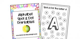 Free Alphabet Spot And Dot Printable
