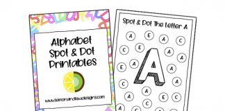 Free Alphabet Spot And Dot Printable