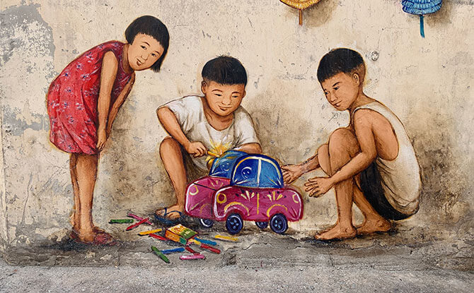 Mid-Autumn Festival Street Art