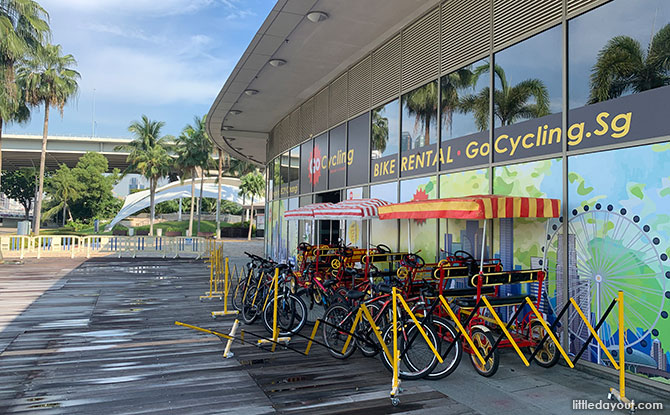 GoCycling @ Marina Bay: Rent a Bike at Singapore Flyer