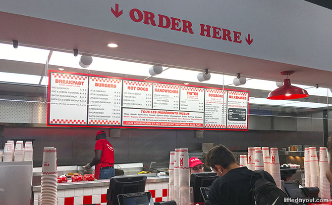 Five Guys at Gare du Nord, Paris