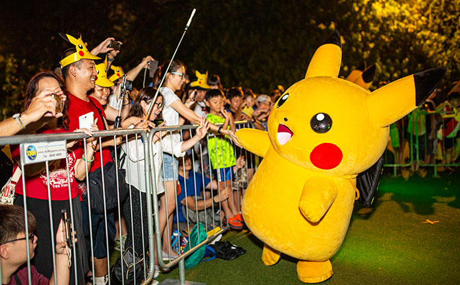 Pikachu at Pokemon Go Safari Zone