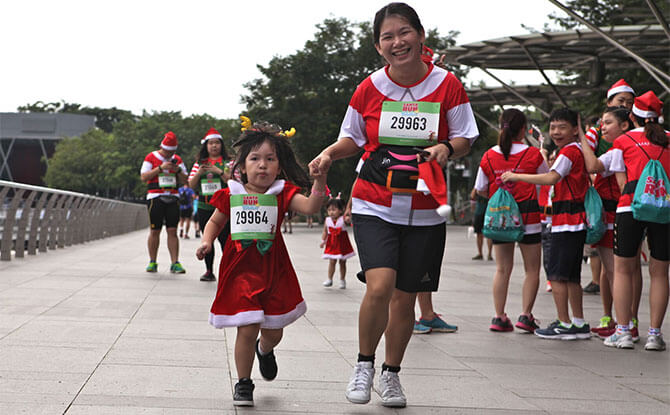 Santa Run for Wishes, organised by Make-A-Wish Foundation Singapore