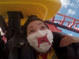 Japan Theme Park Gives Visitors Stickers To Let “Scream” With Their Masks