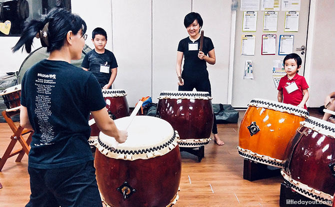 Experiencing Taiko Drums in Singapore