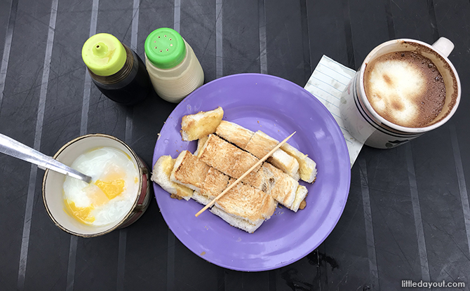 Toast and coffee