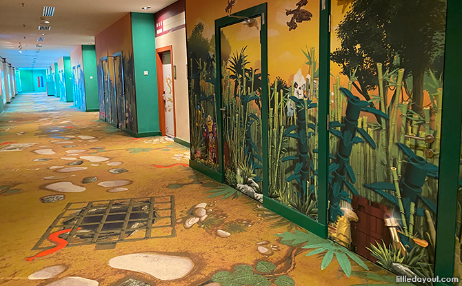 LEGOLAND Hotel NINJAGO Themed Corridor