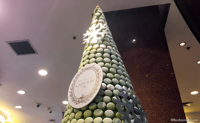 Macaron Christmas Tree at Ngee Ann City