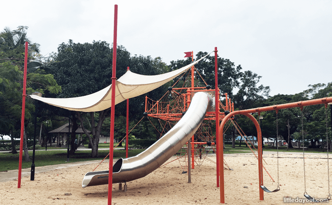 Slide under a Sail, Changi Beach Park