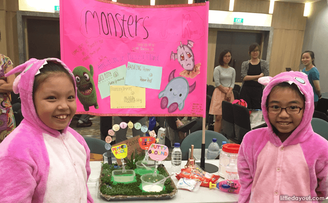 11 year olds Rachel Ng and Janieve Goh from CHIJ Our Lady Queen of Peace will be presenting at the Science Buskers Festival.