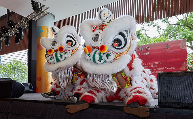 Lion Dance at SCCC