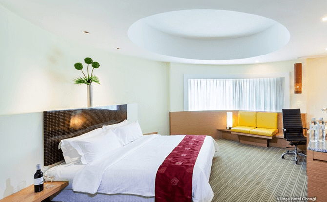 VILLAGE HOTEL CHANGI Junior Suite Bedroom