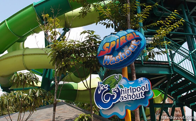 Rides at Adventure Cove Water Park