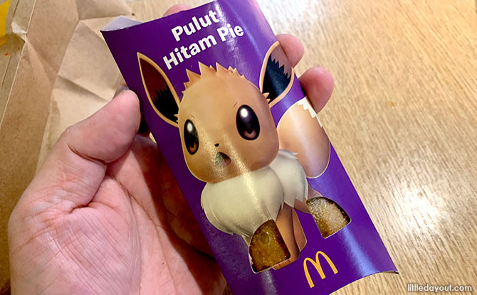 Eevee Packaging for the Pulut Hitam Pie