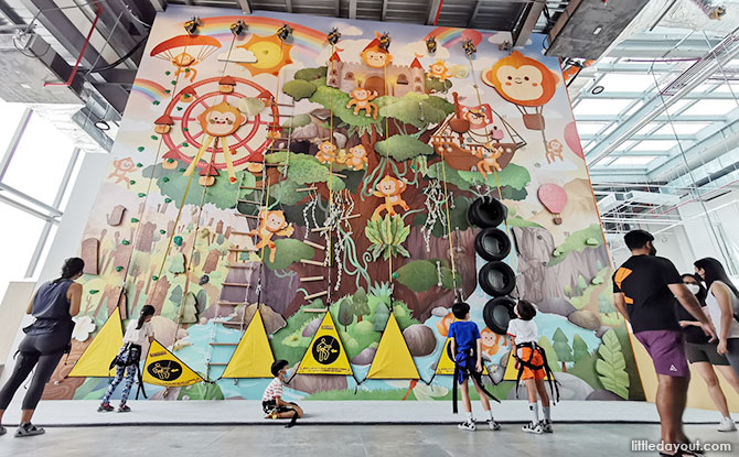 Climb Central: Scaling New Heights As A Family At A Jungle-Themed Wall