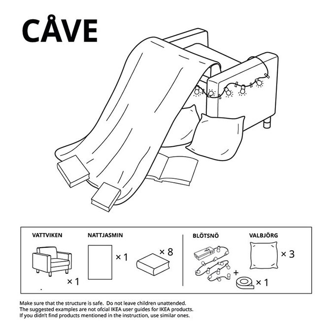 CAVE - IKEA Fort Design