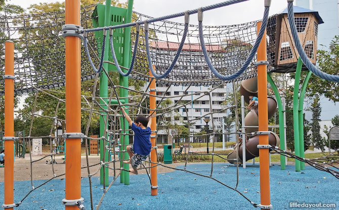 Rope obstacle course