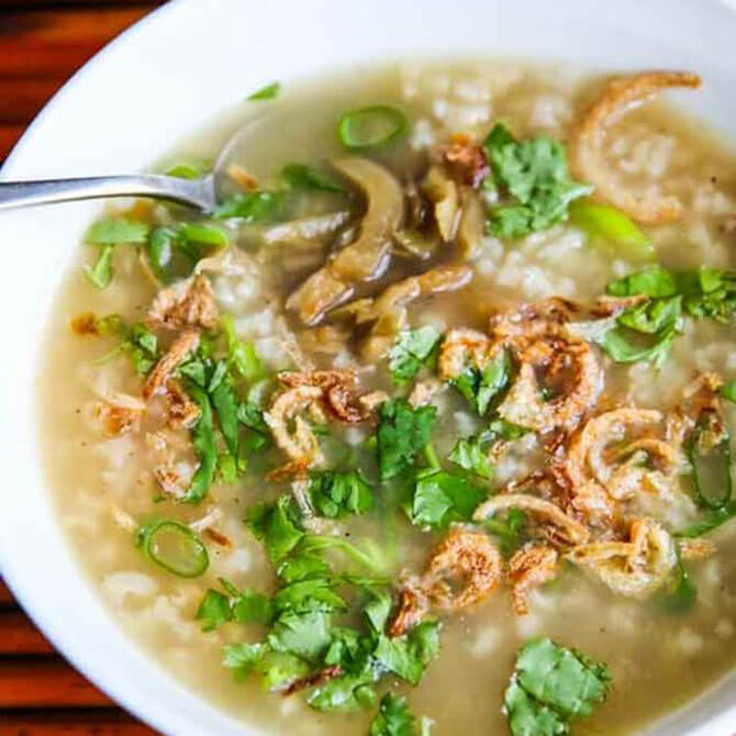 Brown Rice Turkey Porridge - Jeanette’s Healthy Living Ideas on What to do with Leftover Turkey