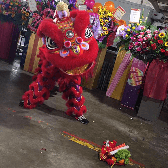 Lion Dance Performance