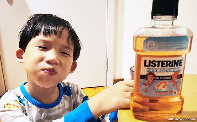 Listerine mouthwash for kids - Preventing bad breath and mask breath