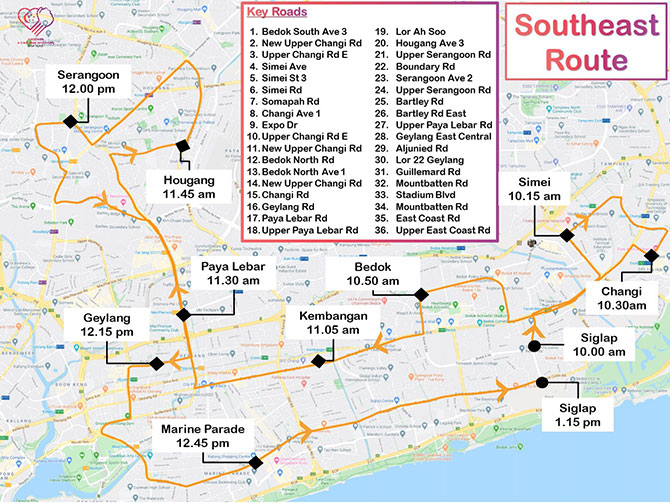 NDP 2020 Mobile Column Route