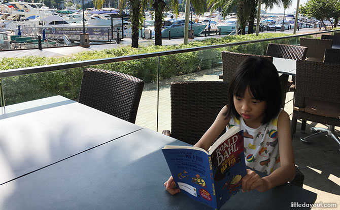 Teach children to hold their books at least 30cm away from their eyes and read in good light.