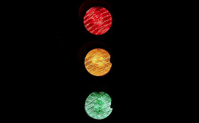 Traffic Light: Red, Green, Amber