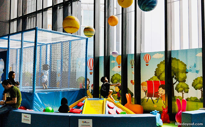 PLAYtopia, located on the second level of Tampines Regional Library