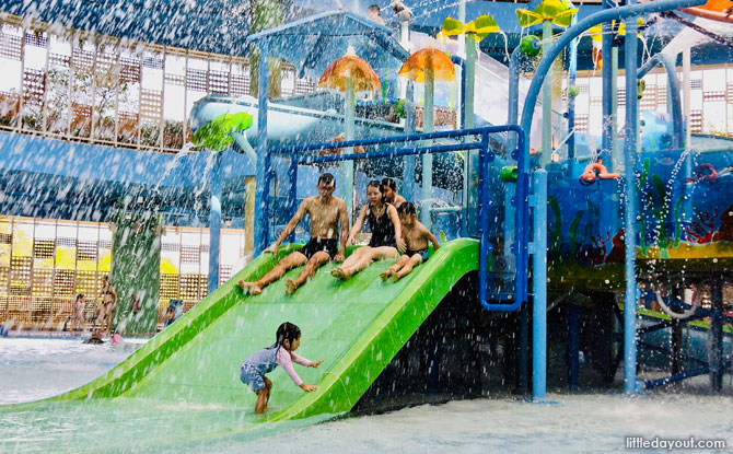 Slides at Splash @ Kidz Amaze, SAFRA Punggol