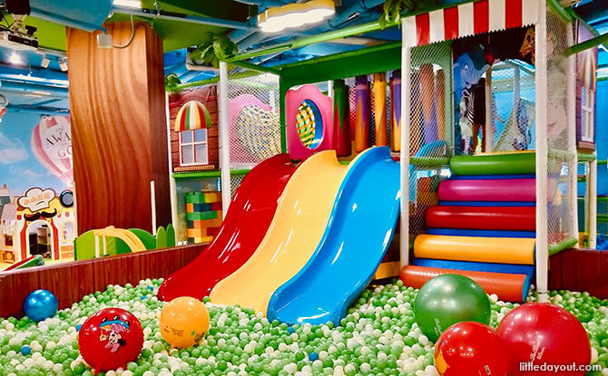 Toddler-Friendly Climbing Frame at Yishun Indoor Playground