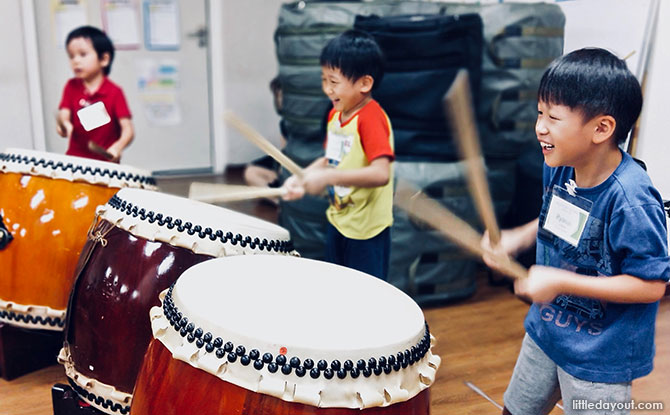 Taiko Drums In Singapore For Kids