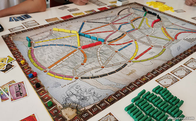 Game Setup of Ticket to Ride