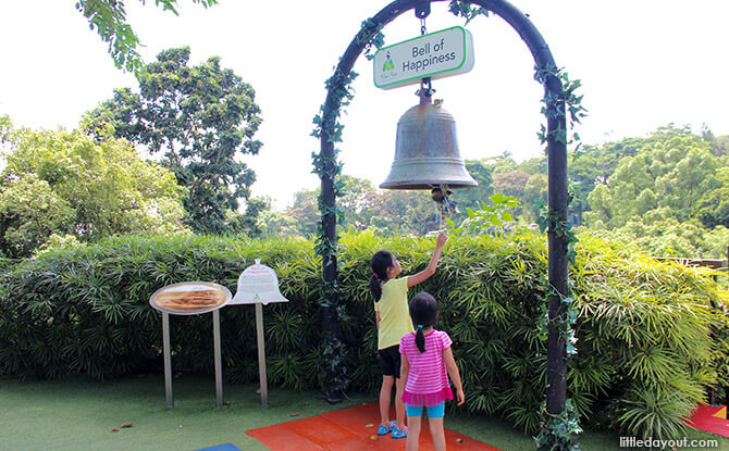 Bell of Happiness at Mount Faber Peak at Mount Faber Park