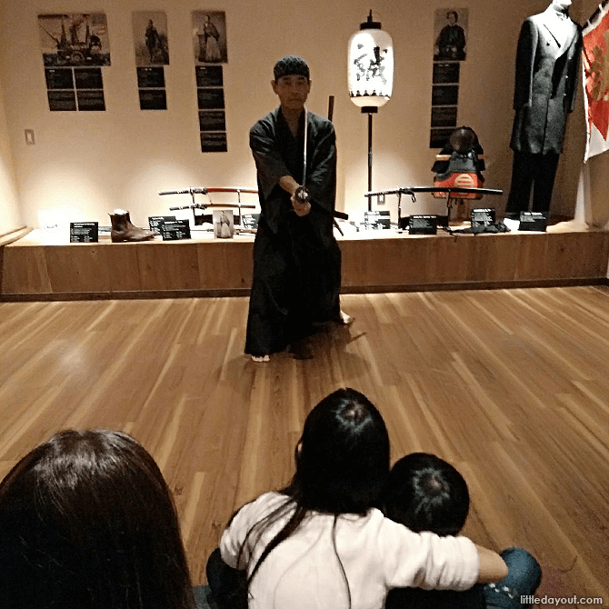 Samurai Demonstration, Samurai Museum Tokyo, Shinjuku