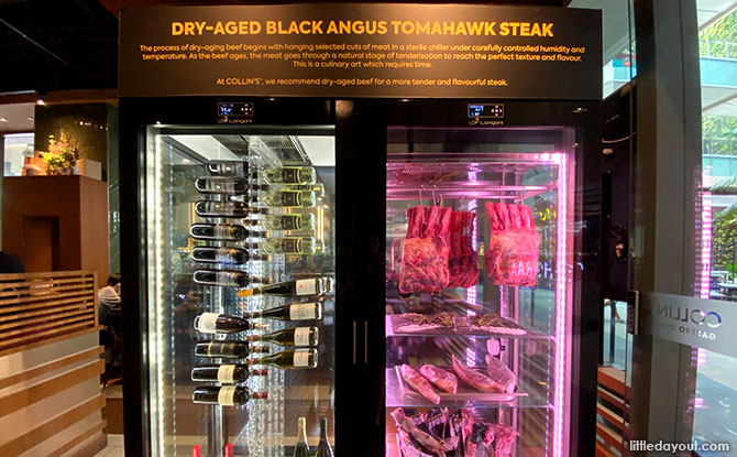 Large dry-aged Black Angus Tomahawk Steaks