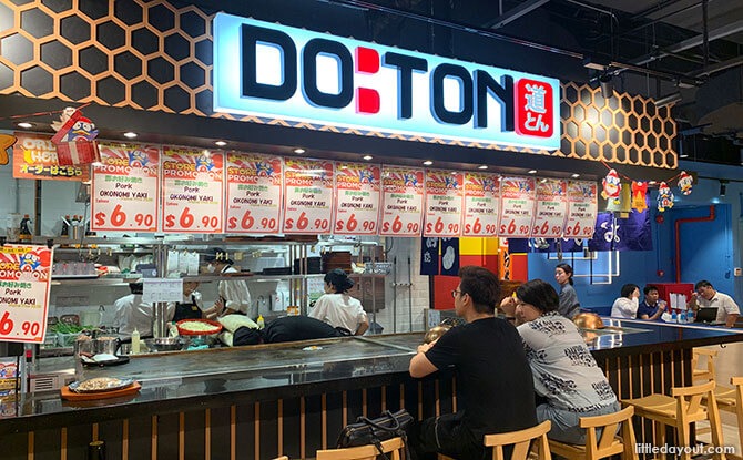 Doton specialises in Okonomiyaki