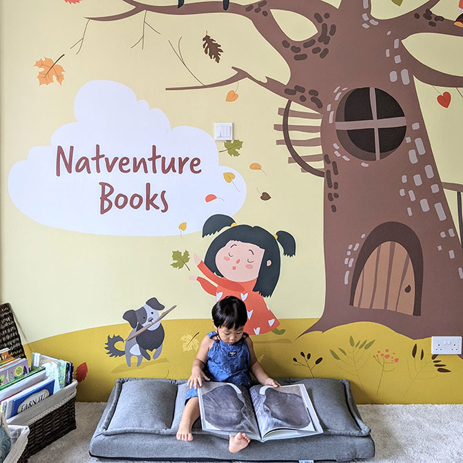 Book cafe for kids in Singapore