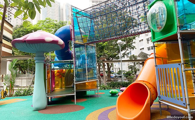 Mushrooms Adventure - Alice in Wonderland Playground at Dawson Vista