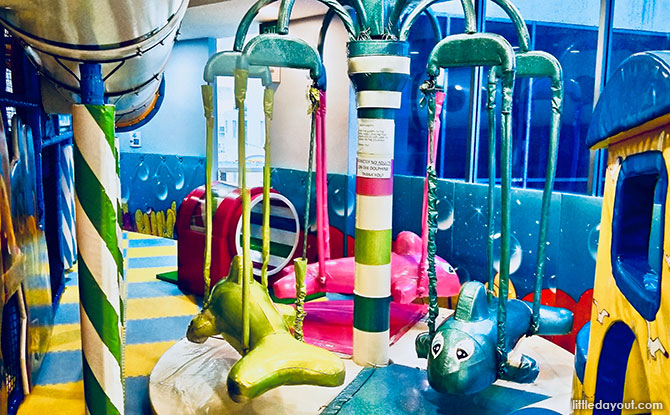 Dolphin carousel at Aquarius Cove