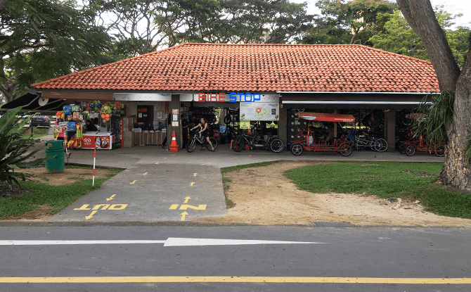 Bike Stop at Lagoon, East Coast Park Bike Rental Kiosk